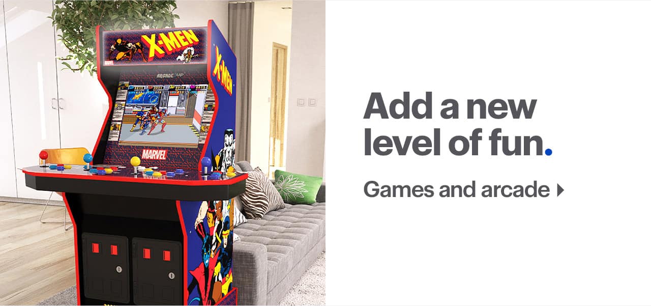 Games and arcade.