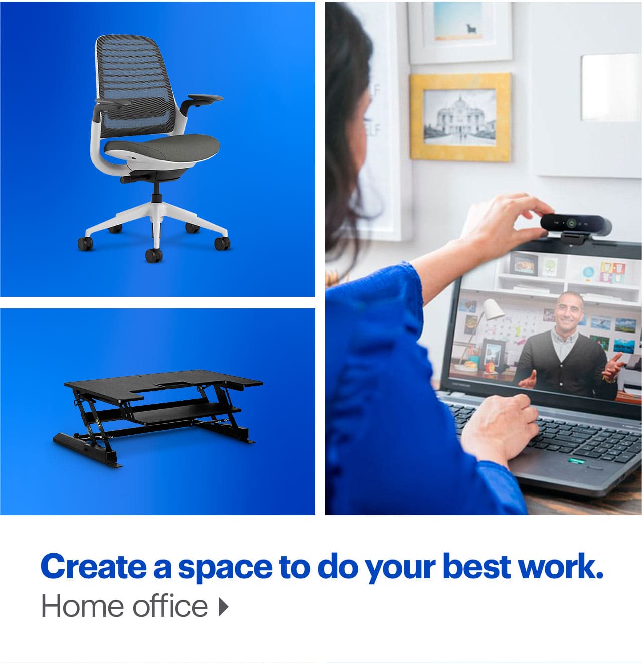 Create a space to do your best work. Home office.