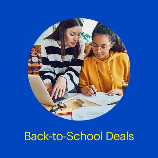 Back-to-school deals.