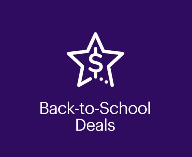 Back-to-school deals.