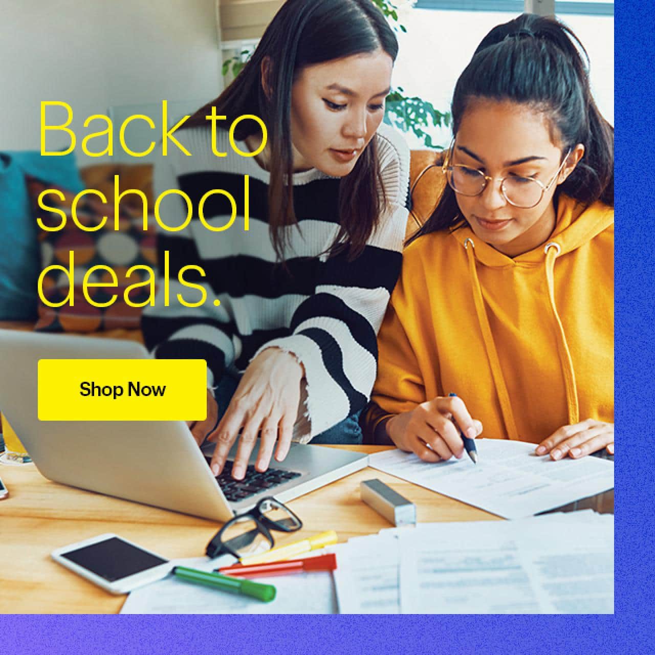 Back to school deals.