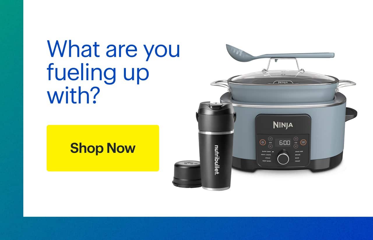Slow cooker and blender.