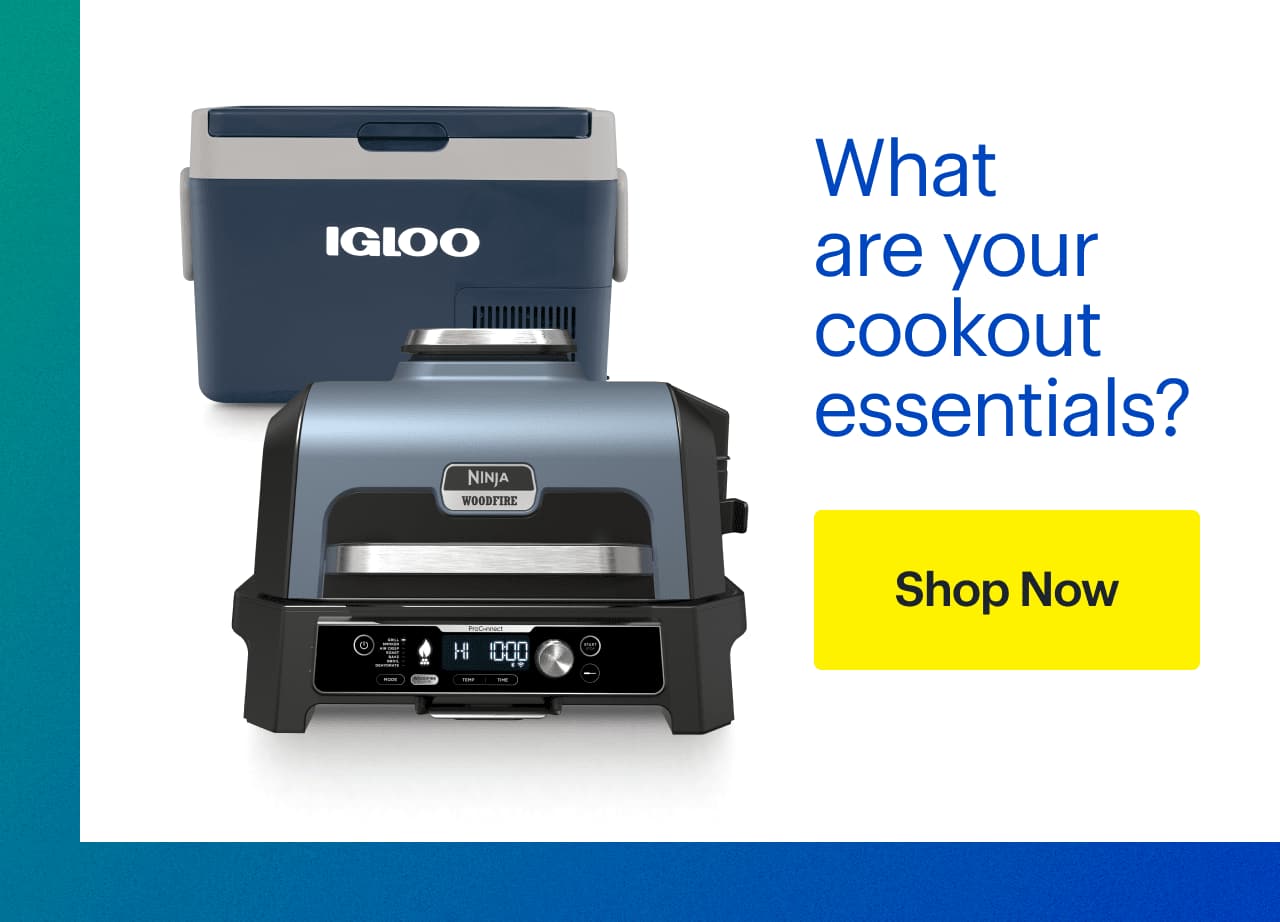 Portable grill and cooler.