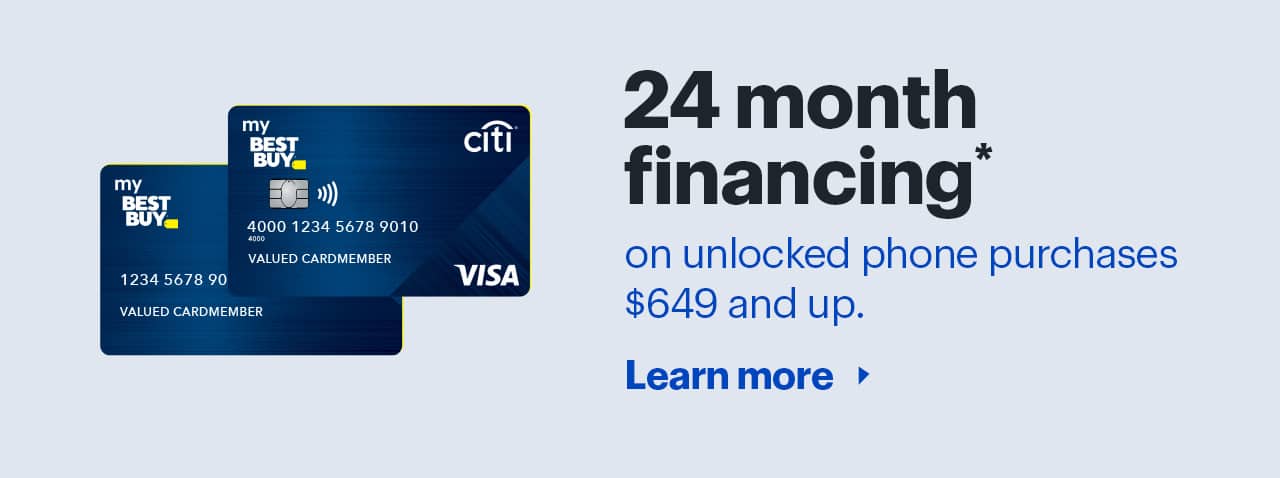 Reference Disclaimer* 24 month financing* on unlcoked phone purchases $649 and up.