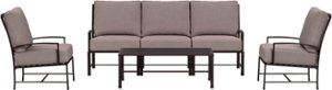 Yardbird® - Colby Outdoor Sofa Set with Coffee Table - Shale