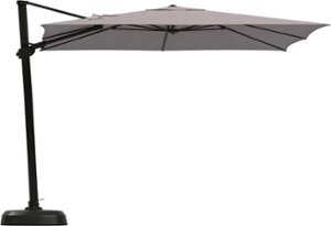 Yardbird® - 10' Square Cantilever Umbrella with Base - Shale