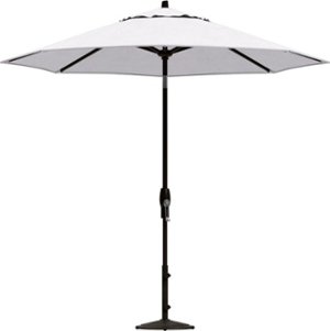 Yardbird® - 11' Octagon Auto Tilt Umbrella with Base - Silver