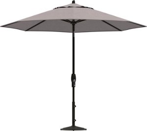 Yardbird® - 9' Octagon Auto Tilt Umbrella with Base - Shale