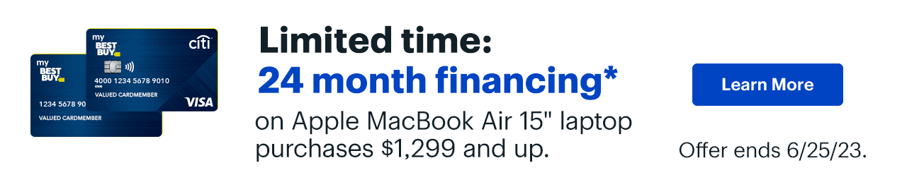 Limited time: 24 month financing on Apple MacBook Air 15