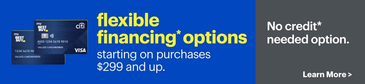 flexible financing options starting on purchases $299 and up. Reference disclaimer.