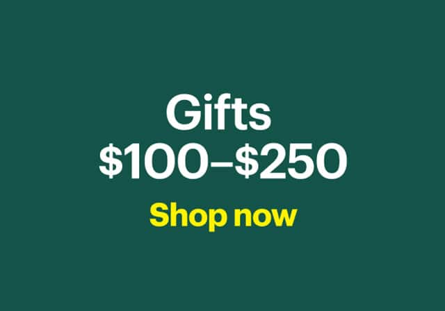 Gifts $100–$250.