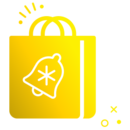 Holiday shopping bag
