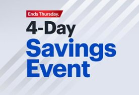 4-Day Savings Event. Ends Thursday.