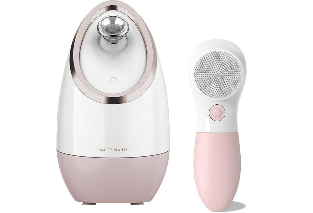 Facial steamer and cleansing system