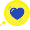 Heart notification bubble