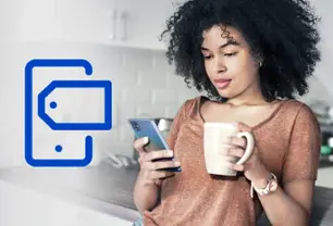 Customer using app