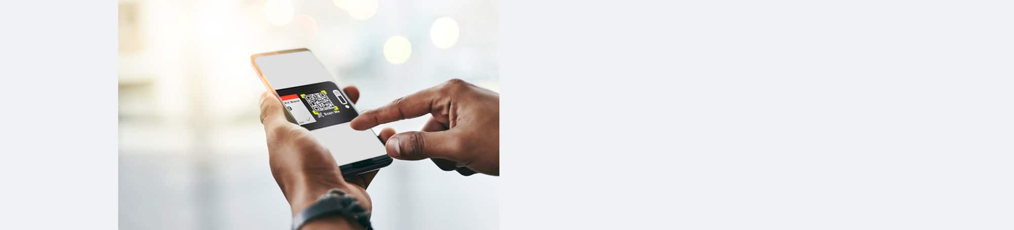 Scanning QR code with phone