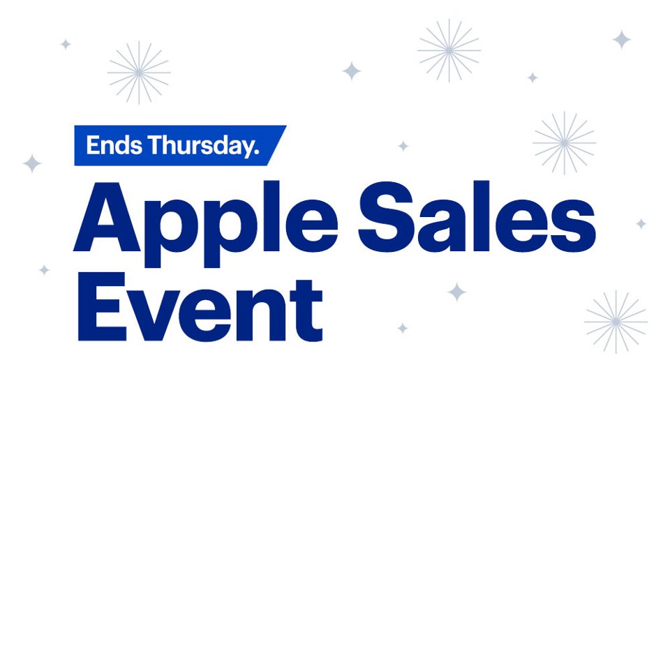 Apple Sales Event. Ends Thursday.