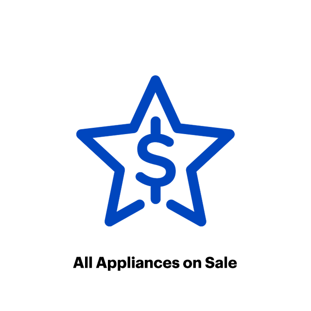All appliances on sale