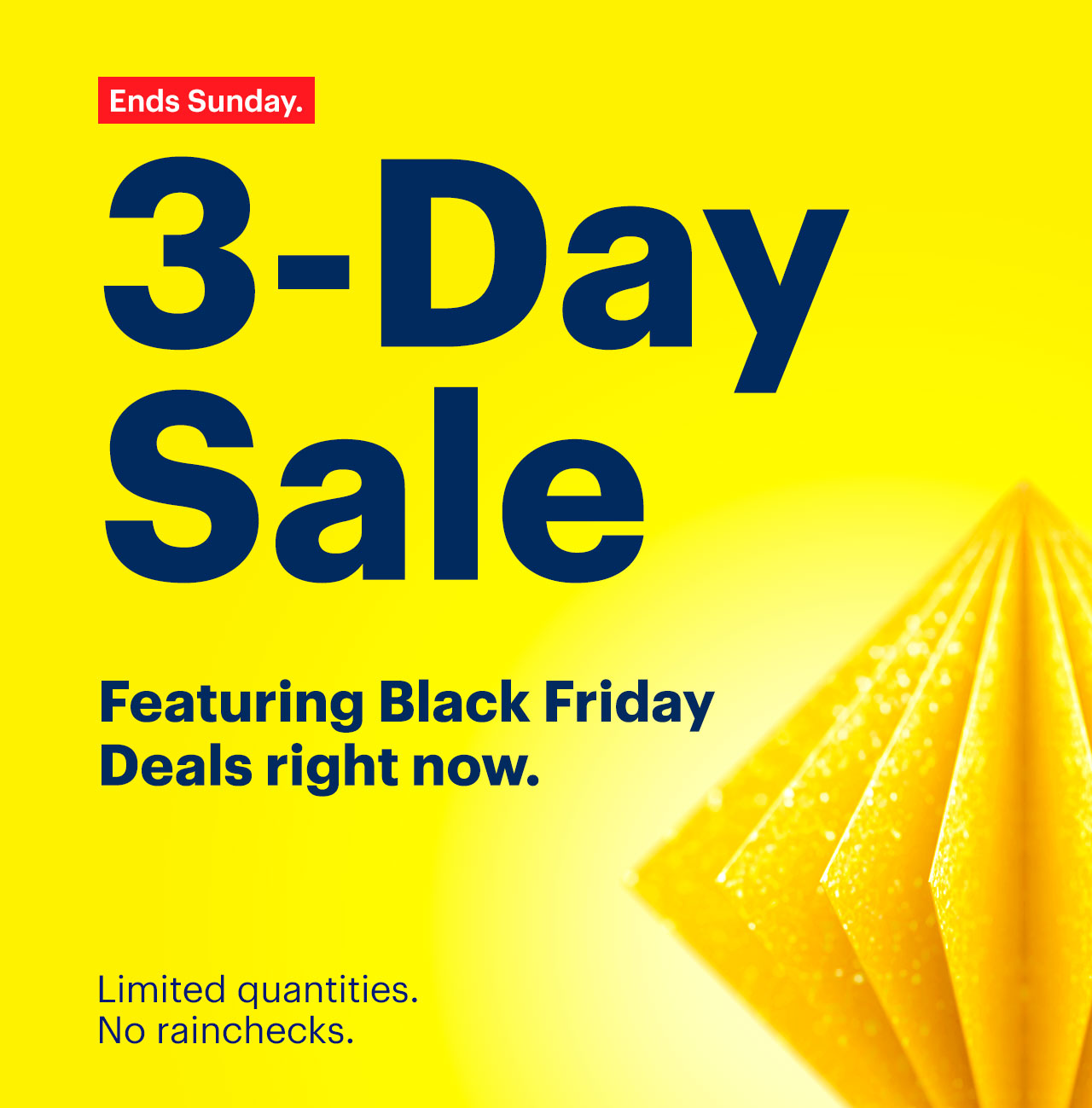 3-Day Sale featuring Black Friday Deals right now.