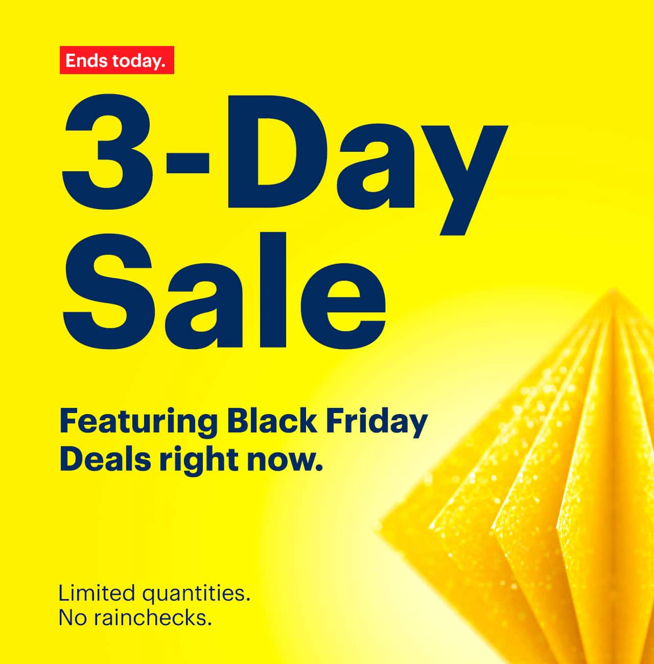 3-Day Sale featuring Black Friday Deals right now.