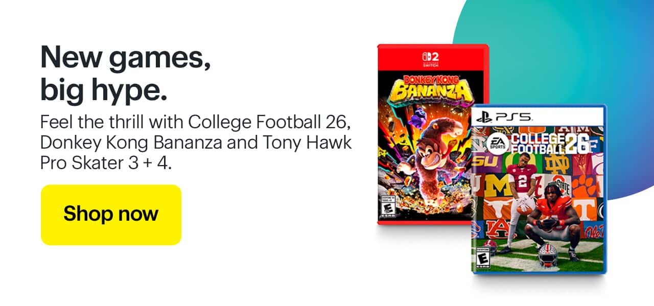 College Football 26 and Donkey Kong Bananza.