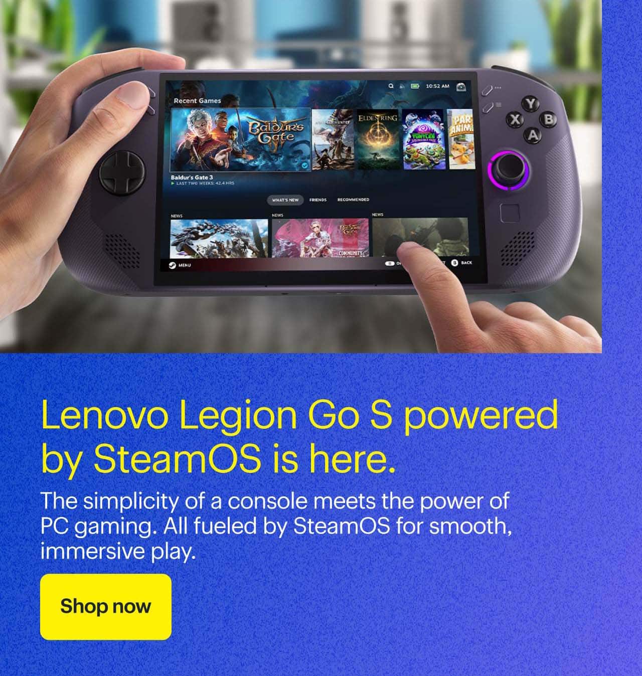 Lenovo Legion Go S powered by SteamOS is here.  Lenovo Legion Go S.