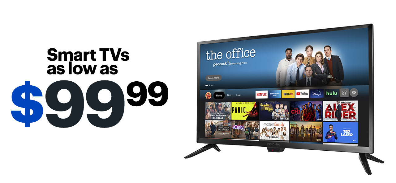 Smart TVs as low as $99.99
