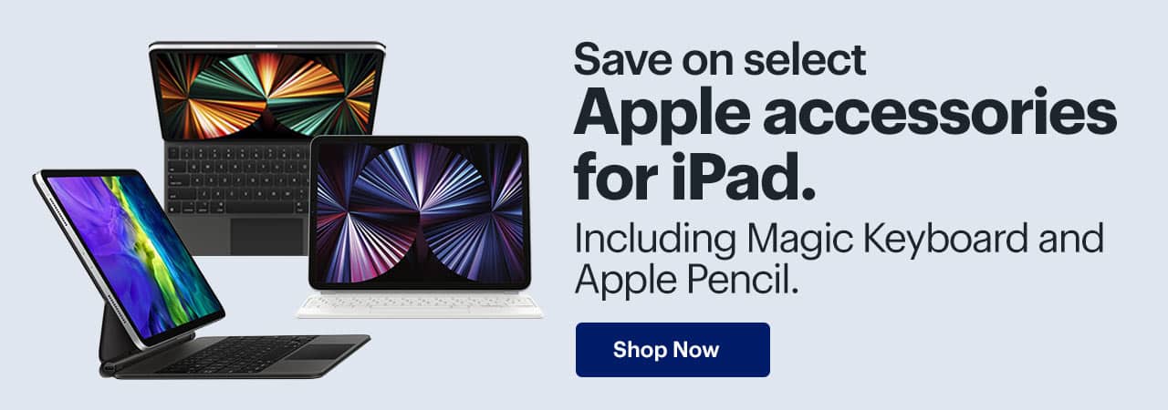 Save on select Apple accessories for iPad. Including Magic Keyboard and Apple Pencil. Shop now. 