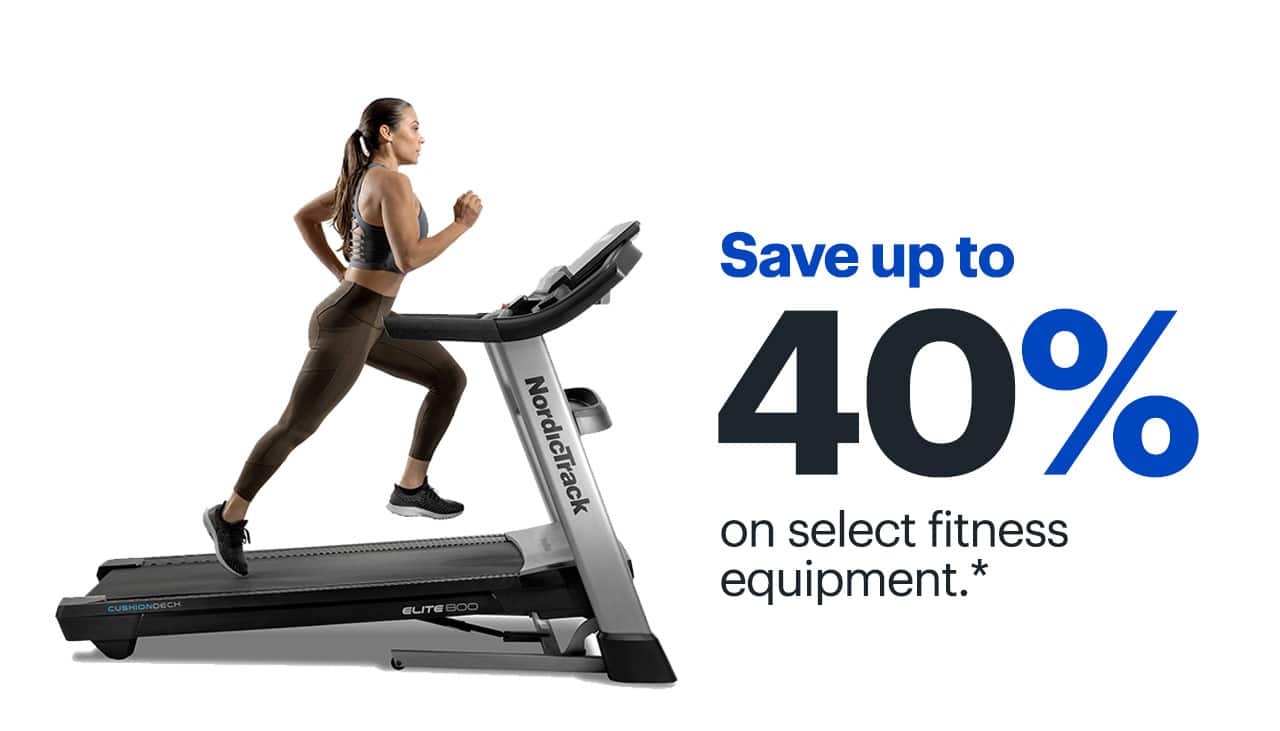 Save up to 40% on select fitness equipment. Plus, tons more great deals. Reference disclaimer.
