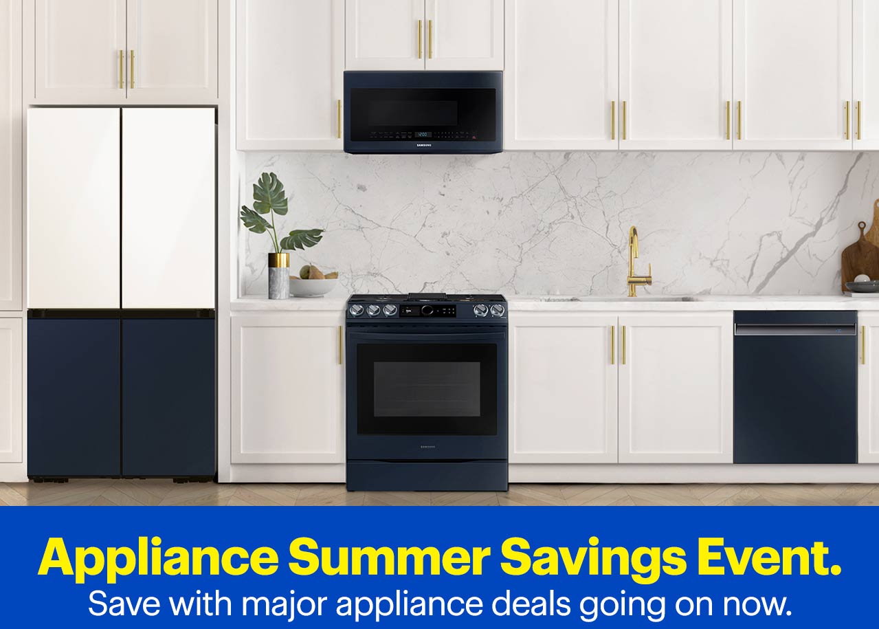 Appliance Summer Savings Event. Save with major appliance deals going on now.