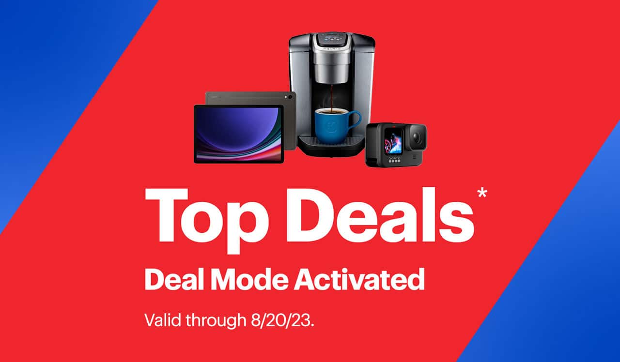 Top deals. Deal mode activated. Valid through 8/20/23. 