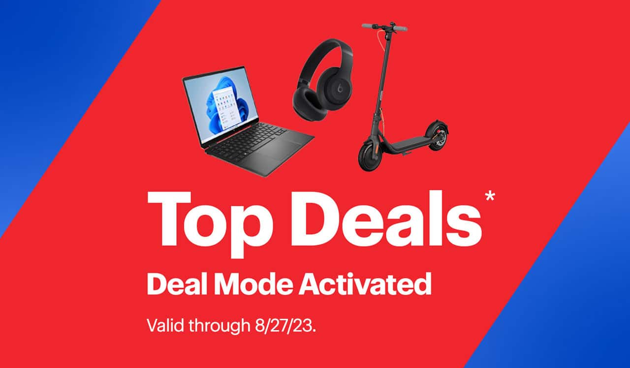 Top Deals. Deal mode activated. Valid through 8/27/23. Reference disclaimer.