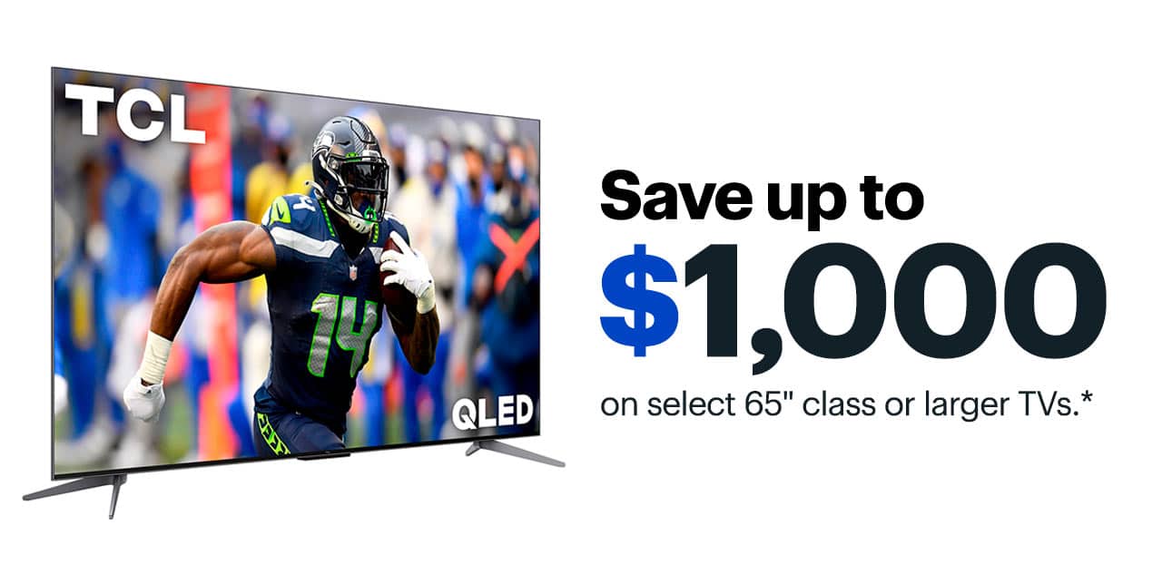 Save up to $1,000 on select 65