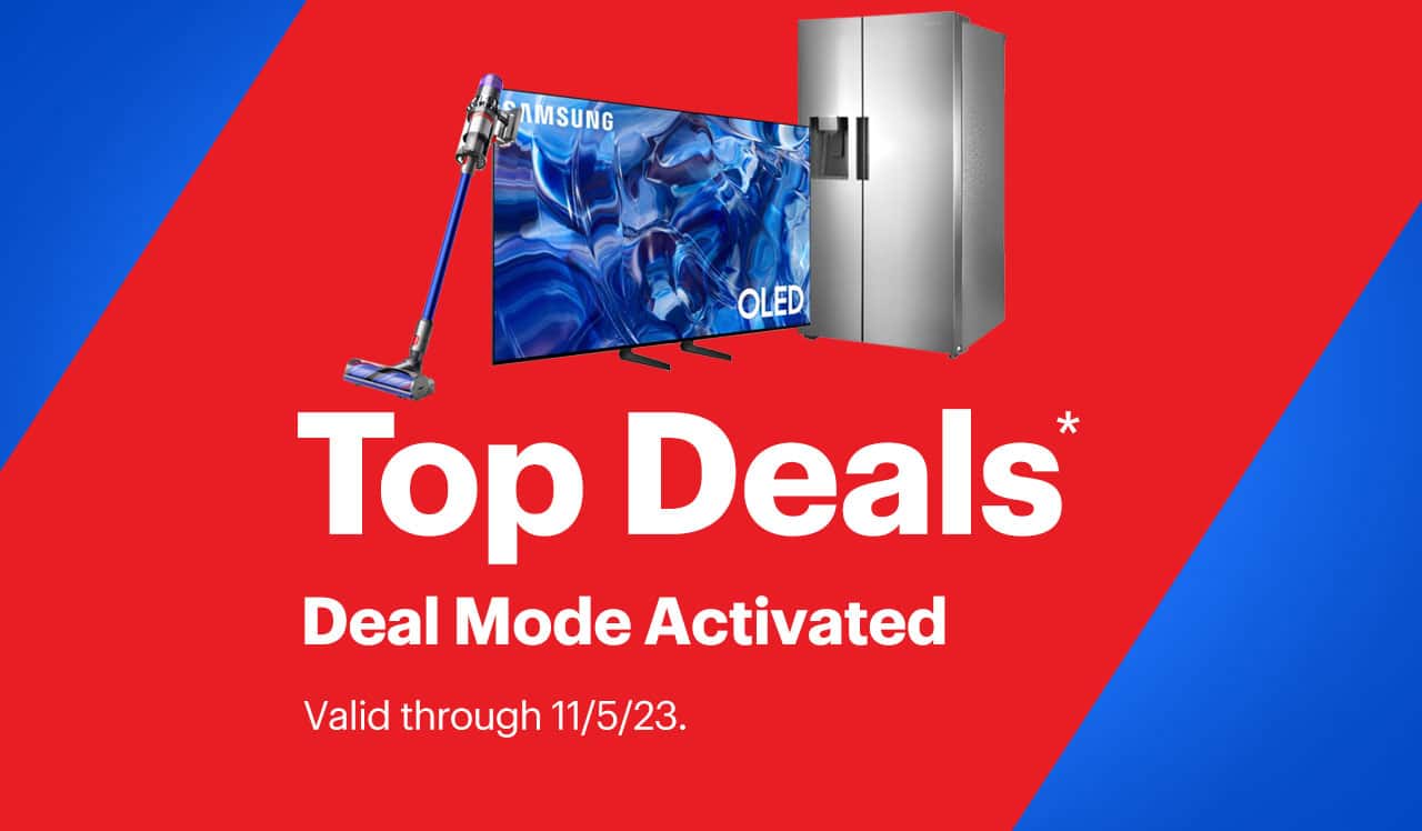 Top Deals. Deal mode activated. Valid through 11/5/23.