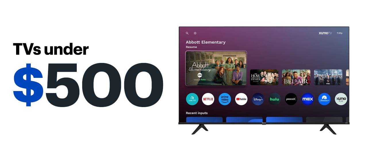 TVs under $500.