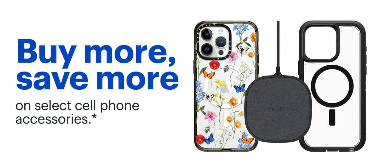 Buy more, save more on select cell phone accessories. Reference disclaimer.