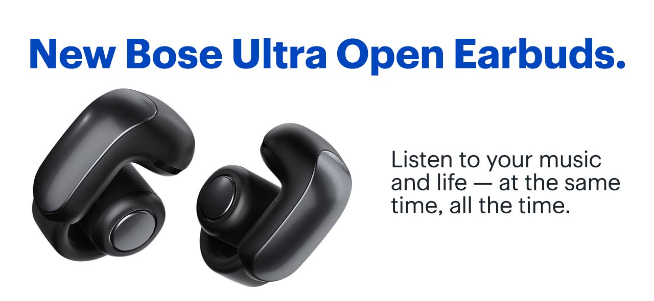 New Bose Ultra Open Earbuds. Listen to your music and life — at the same time, all the time. Shop now.