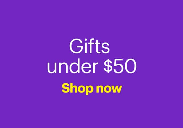 Gifts under $50.