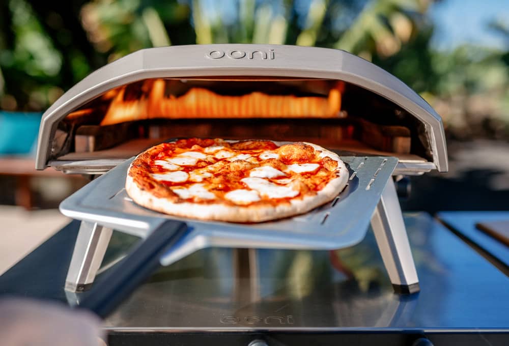 Pizza oven.
