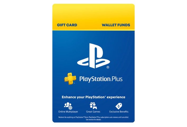 Plus and PlayStation Gift Cards - Buy