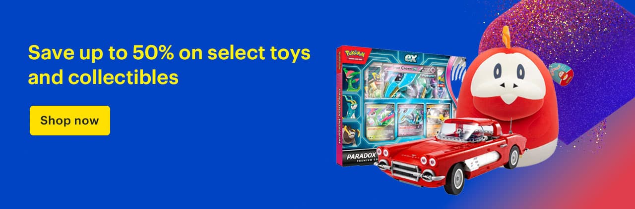 Save up to 50% on select toys and collectibles. Shop now. 