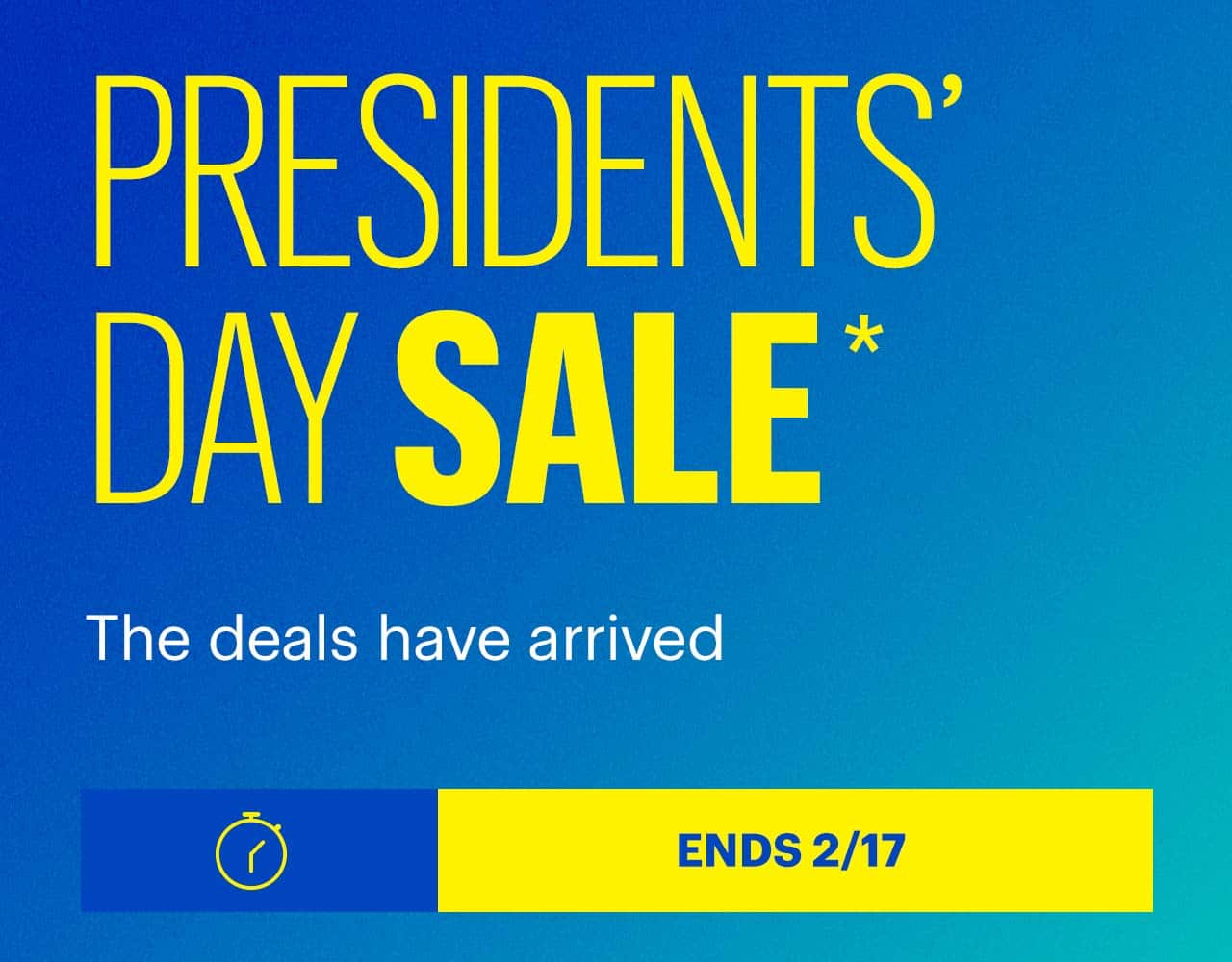 Presidents' Day Sale. The deals have arrived. Ends 2/17. Shop now. Reference disclaimer.