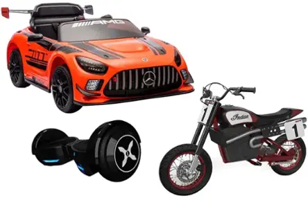 Rideable remote control car, children's electric bike, and hoverboard