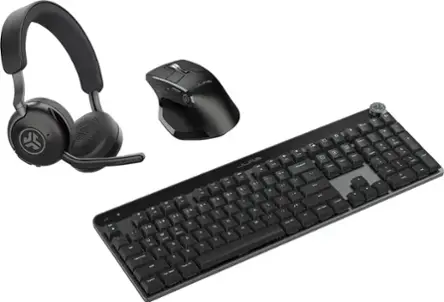Keyboard, mouse and headset