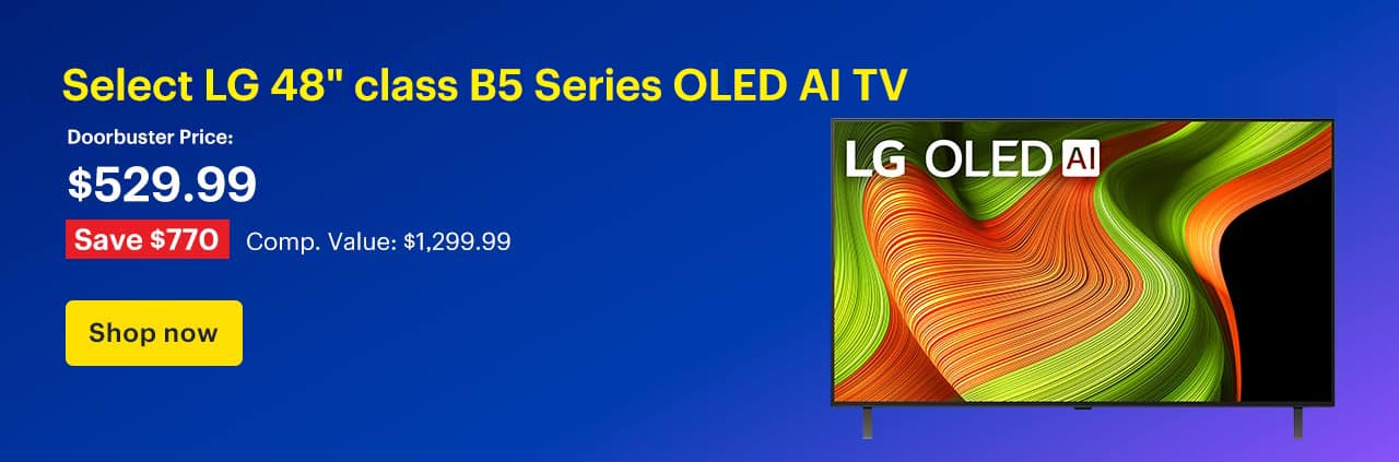 Save $770 on select LG 48