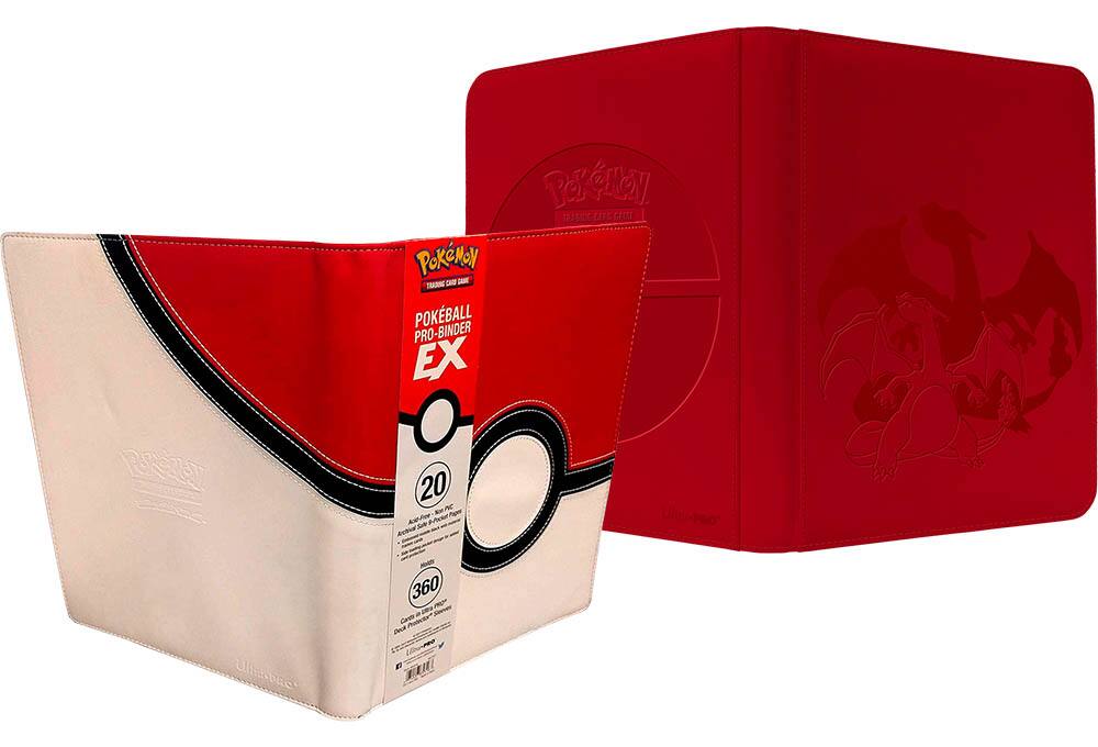 Charizard and Pokeball card binders