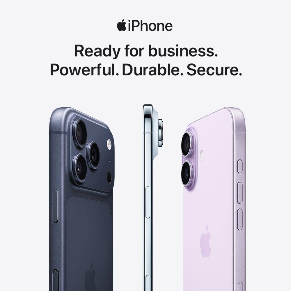 iPhone, ready for business, powerful, durable, secure