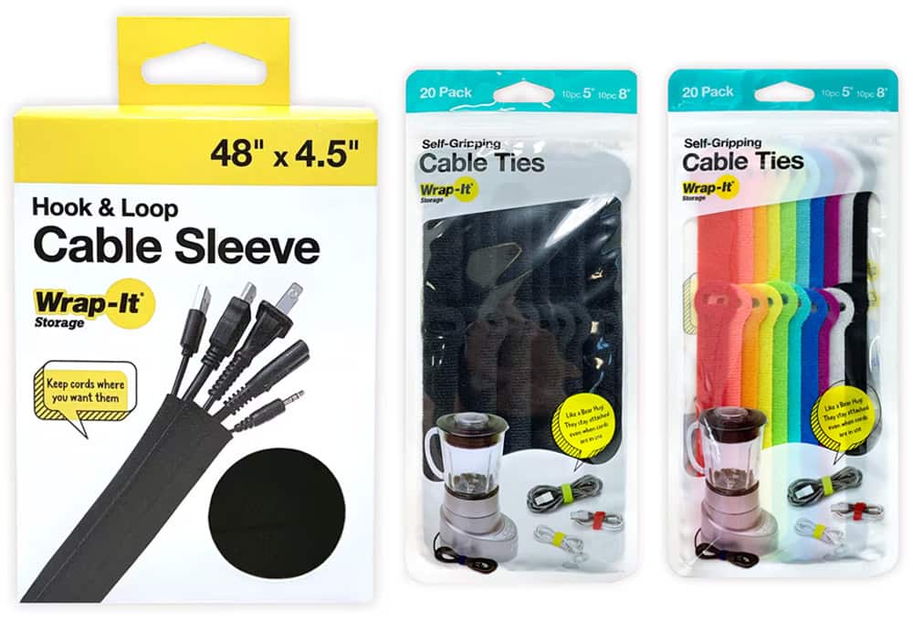 Cable sleeve and cable ties