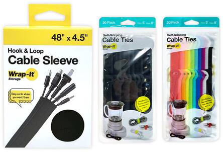Cable sleeve and cable ties